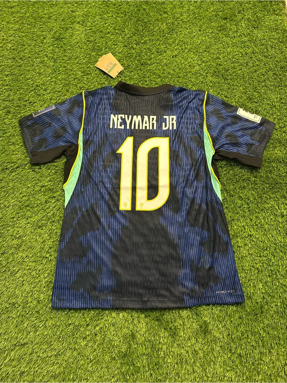 Nike Brasil Away World Cup Jersey Neymar #10 Size L